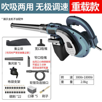Household vacuum cleaner with strong suction power, industrial seam decoration, dry and wet dual-use, car wash shop special 1600w, heavy-duty blowing and suction + accessories