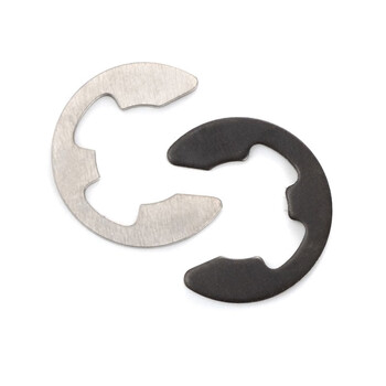 Xmsj65 manganese steel open retaining ring e-type circlip shaft snap ring buckle card open retaining ring gb8968 m5200 pieces 65 manganese steel