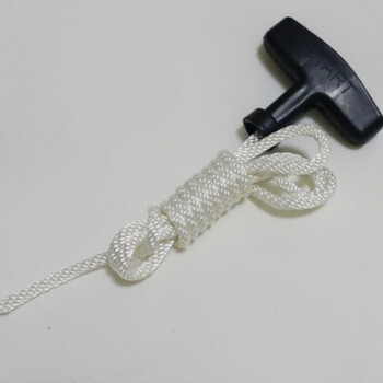 Jiu'an gasoline generator starting pull cord engine pull plate pull cord lawn mower 1kw kilowatt generator starting pull cord handle accessories large with handle (5mm1.4 meters)