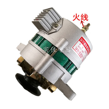 Mnkuhg agricultural vehicle tricycle four-wheel tractor 12v14v permanent magnet ac and dc charging with light dual-purpose generator 1000w pure copper 12v two-wheel