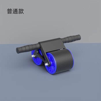 Nanbo wan abdominal wheel automatic rebound abdominal crunches exercise abdominal muscle training equipment for men and women home elbow support roller fitness equipment ordinary model automatic rebound silent anti-slip kneeling mat