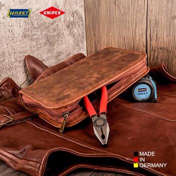 Hazet german imported household tool set, daily household gift set, retro cowhide and crazy horse leather for gift giving 1520/6 (crazy horse leather 6-piece set)