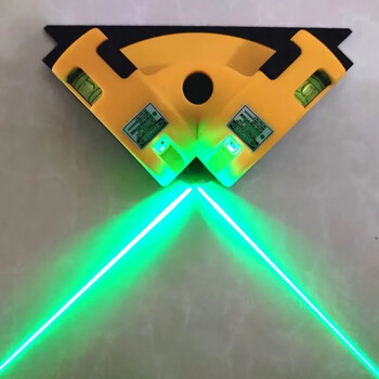 Xmsj right angle leveler green light outdoor 90 degree outdoor laser ground level meter rechargeable strong light high precision green light right angle meter + charging set