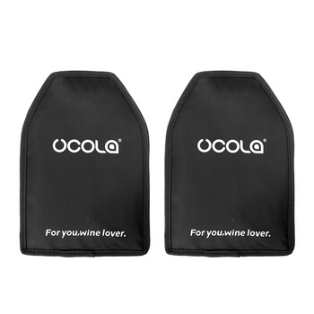 Ucola red wine ice bag ice bucket beer champagne beverage wine thermal insulation refrigeration cooling table ice wine bag condensed red wine wine set jet black combination 2 packs