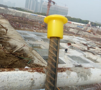 Ruilima (ruilima) steel wire head protective sleeve threaded steel bar protective cap mushroom cap steel pipe protective sleeve shelf pipe blocking bolt cap steel bar 8-35mm mushroom cap without fluorescence 500 pieces