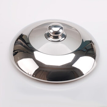 Tuodengfeng shatter-resistant visual stainless steel combination lid tempered glass lid steamer wok lid stainless steel twist