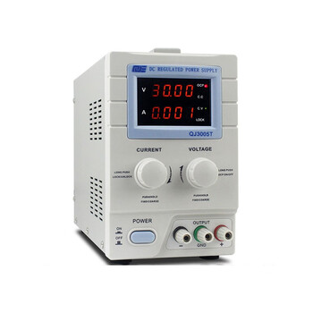 Ivytech qj3005t digital display dc regulated power supply 30v5a adjustable 20v2a storage linear power supply 50v3a 0-30v 0-5a (qj3005t)