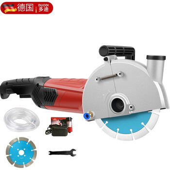 German dodi multifunctional grooving single-chip grooving machine high-power angle grinder stone concrete dust-free wall cutting machine 160 single-chip grooving machine 160 single-chip grooving machine standard + water pump