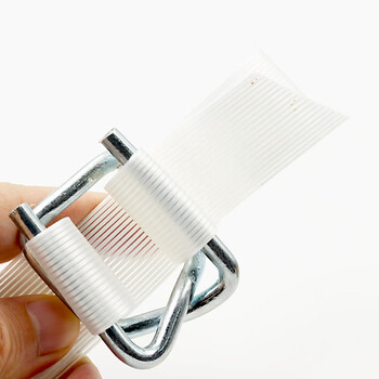 Pu di plastic packing belt, polyester fiber packing belt, container cargo pallet bundling, 19mm fiber belt packing buckles, 500 pieces
