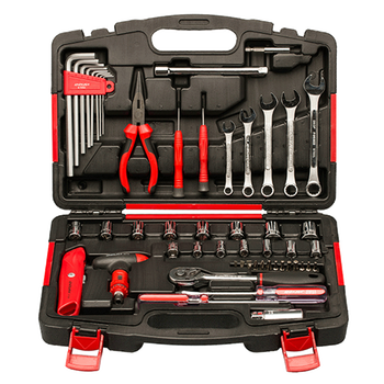 Liyide machinery and auto repair tools 52-piece set e1314 small flying socket combination pack