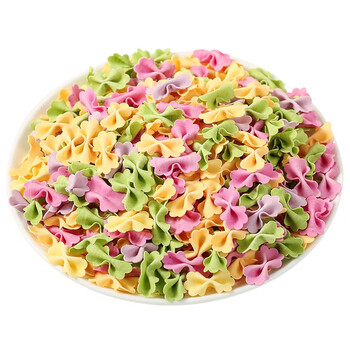 Yoshida hisamori colorful children's vegetable and fruit noodles butterfly noodles conch spiral noodles breakfast nutritional vermicelli pasta butterfly noodles 1 bag (500g) butterfly noodles