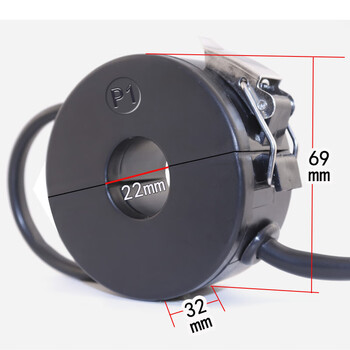 Yue changsheng open type current transformer measurement with high precision 0.5s open type 100/600/5 dbkct45/40 buckle type dbkct-22mm-120 square cable 200/5x zero point 2 level