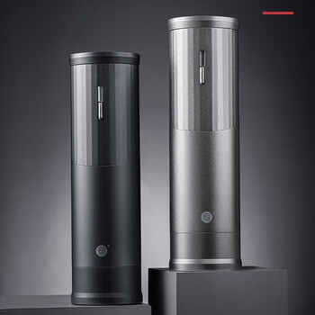 Hero xiaorui electric bean grinder coffee bean grinder portable home small coffee grinder automatic grinding silver comes with stand