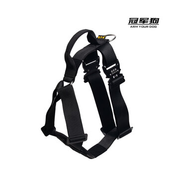 Champion dog working dog training chest and back biting black size m suitable for adult dogs around 50-70 pounds