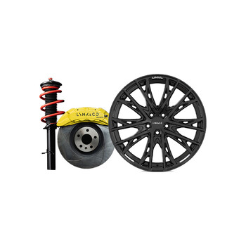 Lynk & co 03 modification kit requires in-store installation by appointment, including labor hours. please consult customer service before placing an order. product compatibility: high-performance shock absorbers + front wheel calipers + modified wheels (19 inches)