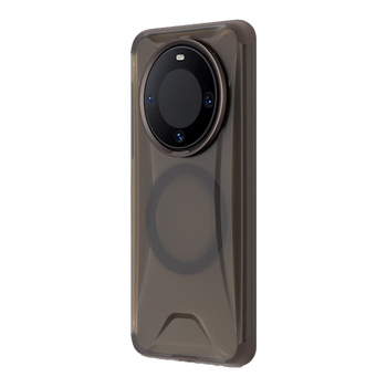 90% new mr. blue ape, suitable for huawei mate60pro mobile phone case, huawei mate60pro+ protective cover, xingji magnetic charging protective case-retro brown