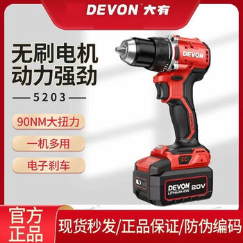 Dayou 5203/5205 electric hand drill 20v brushless lithium electric drill multi-function screwdriver rechargeable electric hand drill power tool for specific prices, contact customer service for fastest delivery on the same day
