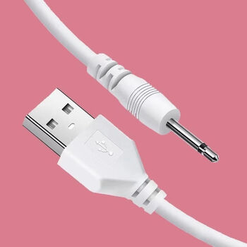 Awxt vibrating massage stick out of control two-point magnetic charging cable galaku pin type round head charger data cable (pin type) one pack 18mm solid