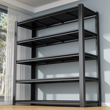 Xiejirui kitchen utensil storage rack floor-standing multi-layer shelf multi-functional household storage rack seasoning storage rack layer rack default black thickened - length 100 width 40 height 118 four layers