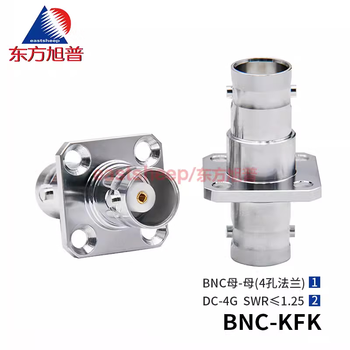 Dongfang xupu rf connector bnc-kfk q9-kfk 4-hole flange panel fixing bnc-kfk bnc-kfk