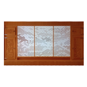 Chiba yaju lattice door group high-end camphor door japanese style sliding door cypress sliding door