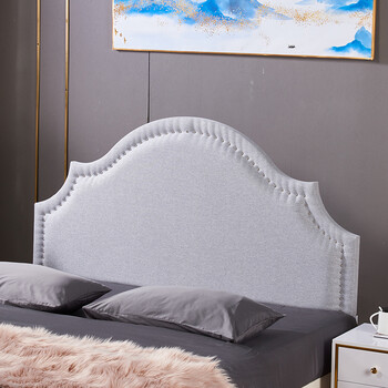 Customizable light luxury soft package, buy a headboard, floor-standing, separate tatami bedside, simple modern bed backboard, american fabric light gray 1500mm*2000mm