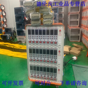 Hot runner temperature control box injection mold die head temperature control card table temperature controller intelligent anti-burn plug-in card temperature controller 24 sets of temperature control boxes
