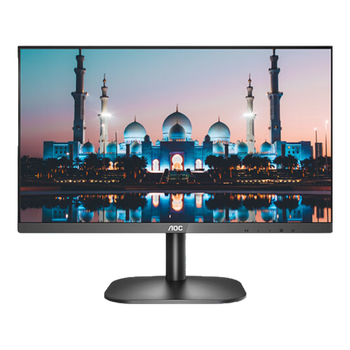 80% new aoc 21.5-inch va wide viewing angle 75hz hdr mode hdmi interface tuv certification wall-mountable quick-release bracket energy-saving office lcd computer monitor 22b2hn