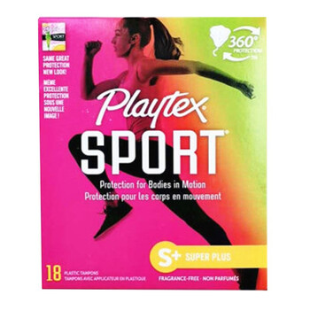 Playtex american tampon silky series 520 gift sports long catheter 18 pieces super large +s