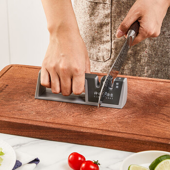 Kanda knife sharpener household knife sharpening stone kitchen knife sharpening scissors kitchen self-use sharpening stick 17*4.5*5.1cm