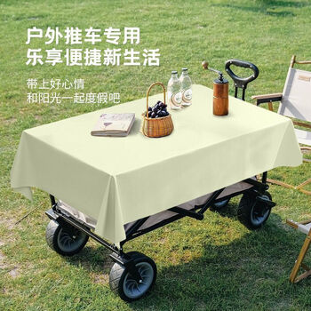Fuyan outdoor camping disposable tablecloth rectangular trolley special egg roll table picnic mat no-wash thickened tablecloth spring light grass green 80x140cm thickened 3 sheets independent and portable
