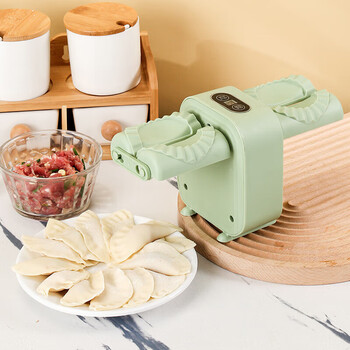 Wenye and shi household dumpling machine multi-functional new fully automatic electric small all-in-one bag dumplings and press dumpling skin double-head green chinese version