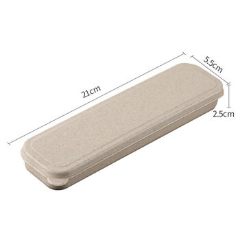 Oraldo chopstick box, large empty box for students, storage box for chopsticks and spoons, travel portable tableware set, small nordic rice, single box