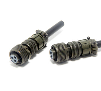 Mil-c-5015 military standard field waterproof assembly aviation plug 2-core connector 2-core ms3106a-10sl-4s