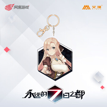 The forever 7-day capital-acrylic keychain-anzhan