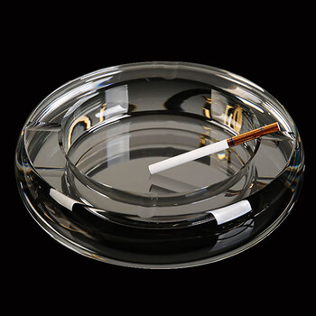 Vinos light luxury crystal ashtray creative personality home living room office club decoration high-end large ashtray
