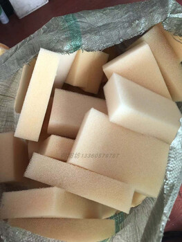 Coarse-pore sponge exterior wall construction site special tile cleaning sponge block filter large hole hard imitation loofah sponge brush yellow has cut 5 pieces (20*12*5)_unit