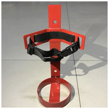 304 stainless steel marine vehicle fire extinguisher fixed bracket hanger universal type 1 kg iron strap (thickened)