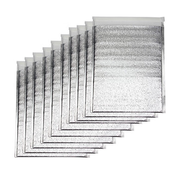 Youkupinsheng insulation bag aluminum foil thickened disposable car food storage cold storage bag tin foil insulation bag (large size * 10)