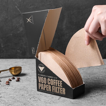 Kawashimaya v-shaped filter cup coffee filter paper v60 hand-brewed filter paper drip coffee powder filter american coffee machine filter paper hand-brewed coffee filter paper (100 pieces)