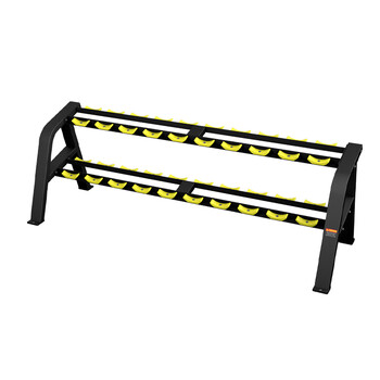 Gk double-layer ten pairs of dumbbell storage rack bracket gym dumbbell fixed rack 10 pairs of dumbbell storage rack