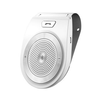 Car bluetooth hands-free phone, visor-type speaker, multi-function navigation receiver, call car, car bluetooth phone, bluetooth hands-free phone, white, luxury version, automatic startup