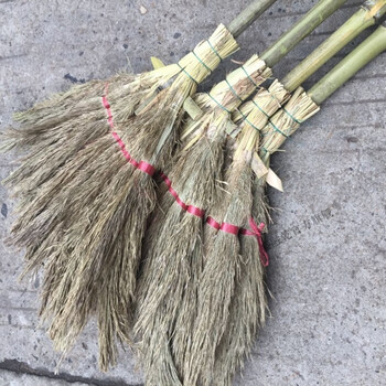 Shengrong dry broom, reed broom, decoration broom, fine dust broom, cleaning supplies large broom, large reed broom/soft bristles