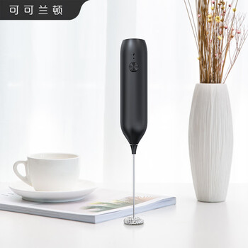Cocolandon electric milk frother household handheld rechargeable coffee milk frother warm milk frother baking stirring stick