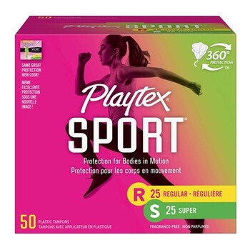 Playtex american tampon smooth series 520 gift new year's day gift sports long catheter mix 24 medium + 24 large