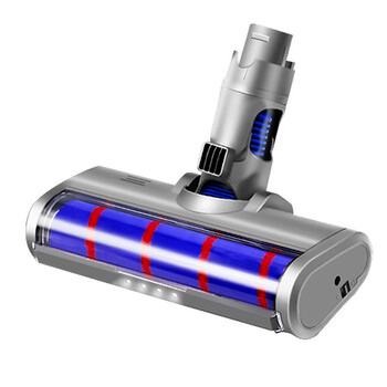 Langshi suitable for dyson vacuum cleaner electric floor brush v6 soft suction mop all-in-one electric mop head v7v8 extension pole v10v11 pole motor motor suction head accessories v6 soft velvet roller floor brush