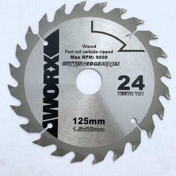 Vickers saw blade wu533wu535 universal 125mm140mm5 inch 5.5 inch 24 tooth woodworking round lithium electric saw blade lithium battery special 125x24 tooth 5 inch