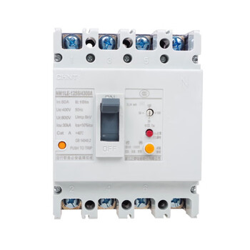 Plastic case leakage circuit breaker nm1le-125s/4300a250s 400s 630h/4300b leakage protection 315a 4p