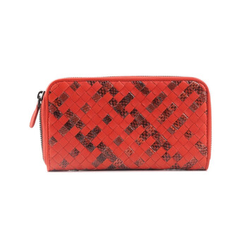 Second hand 90% new bv long braided long wallet 19*11 wallet b8324