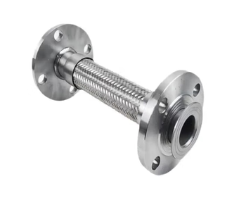 Shourunheng stainless steel metal braided hose/specification dn50/2.5mpa/length 2000/with flanges on both ends